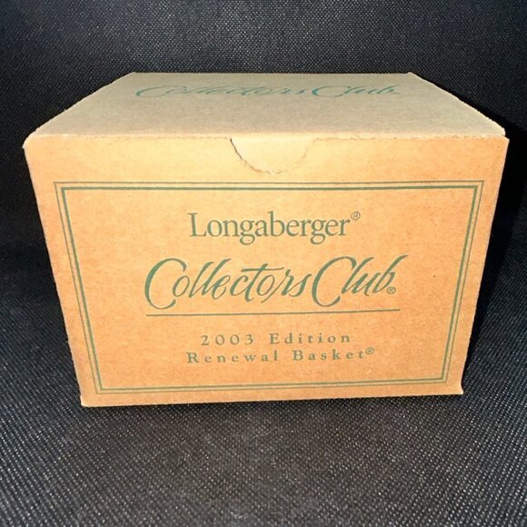 Longaberger 2003 Collectors Club Renewal Basket - Picture 3 of 3